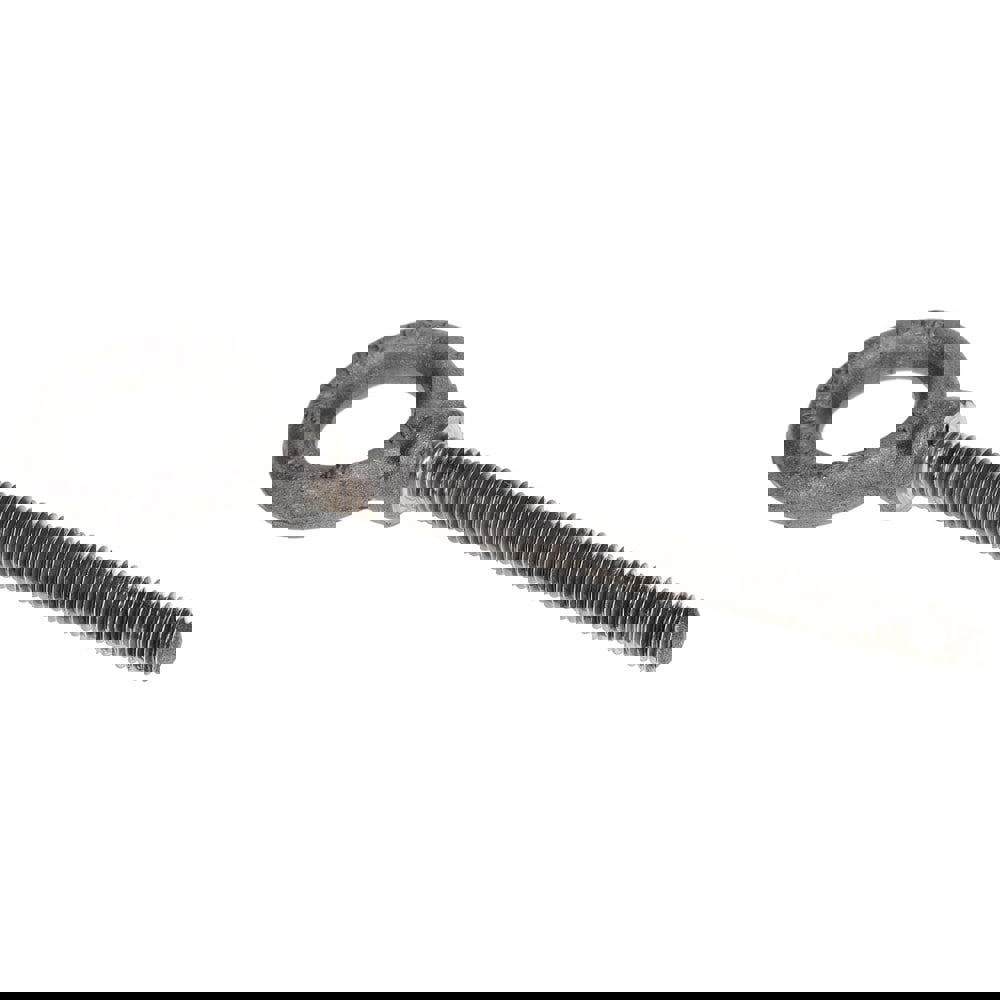 Fixed Lifting Eye Bolt: With Shoulder, 2,000 lb Capacity, 7/16-14 Thread, Grade C-1035 Forged Steel